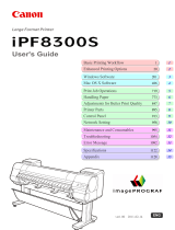 Canon imagePROGRAF iPF8300S User manual