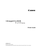 Canon imageCLASS D661 User manual