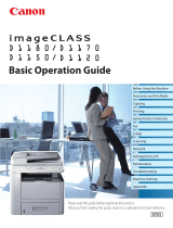 Canon imageCLASS D1180 User manual