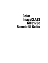 Canon Color imageCLASS MF8170c Owner's manual