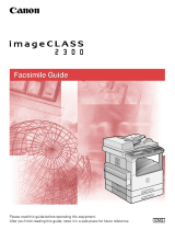 Canon imageCLASS 2300N Owner's manual