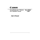 Canon MultiPASS C545 User manual