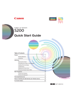 Canon S200 Quick start guide