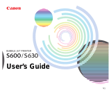 Canon S630 User guide