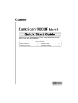 Canon CanoScan 9000F Mark II User manual