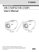 Canon VB-C50FSi User manual