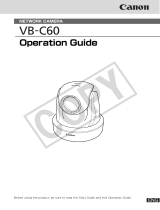 Canon VB-C60 Owner's manual