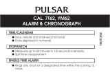 Pulsar 7T62 User manual