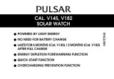 Pulsar V182 Owner's manual
