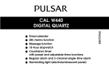 Pulsar CAL. W440 Owner's manual