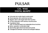 Pulsar W442 Owner's manual