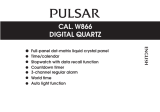 Pulsar W866 Owner's manual