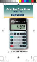 Calculated IndustriesPocket Real Estate Master Calculator 3400