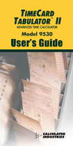 Calculated Industries 9530 User guide