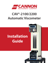 Cannon CAV®-2100 Installation guide