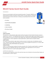Cannon miniAV® Quick start guide