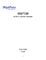 Highpoint SSD7120 User manual