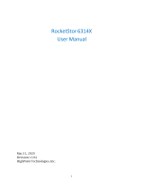 Highpoint RocketStor 6314A User manual