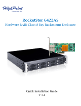 Highpoint RocketStor 6422AS Quick Installation Guide