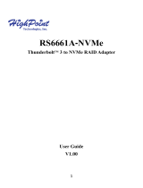 Highpoint SSD7101A-1 User manual