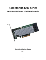 Highpoint RocketRAID 3740A Quick Installation Guide