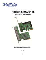 High Point ROCKET 644L User guide