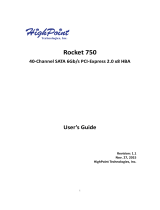Highpoint ROCKET 750 User guide