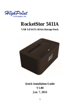 Highpoint RocketStor 5411A User guide