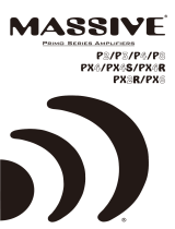 Massive Audio PX4R User manual