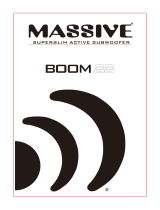 Massive Audio BOOM88 User manual