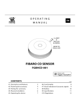FBR FIBARO Carbon Monoxide Detector Owner's manual