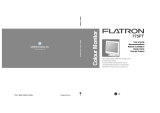 LG FLATRON 775FT-FB775BC- Owner's manual
