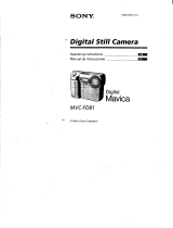 Sony Mavica MVC-FD81 Owner's manual