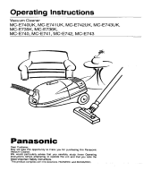 Panasonic MC E92N Owner's manual