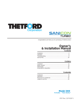 THETFORD Sani-Con® Turbo 300 Installation guide