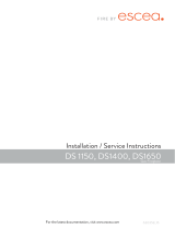 Escea DS1650 Installation guide