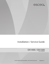 Escea DX1000 Installation guide