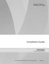 Escea EW5000 Installation guide