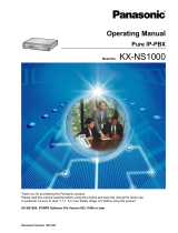 Panasonic KX-NS1000 Operating instructions