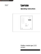 Lenze 2131 Operating Instructions Manual