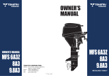 TOHATSU MFS 6A3Z 8A3 9.8A3 Owner's manual