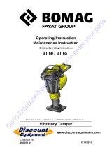 Fayat BOMAG BT 60 Operating And Maintenance Instructions Manual