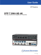 Extron electronics DTP T SW4 HD 4K User manual