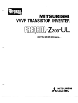 Mitsubishi FREQROL Z200-U User manual