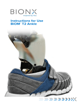 BionX BiOM T2 Ankle Instructions For Use Manual