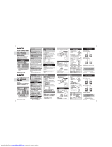 Sanyo NC-MQR06W Operating instructions