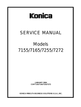 Konica Minolta 7165 User manual