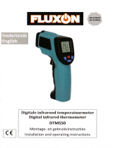 Fluxon Fluxon DTM550 digital infrared (IR) thermometer Owner's manual