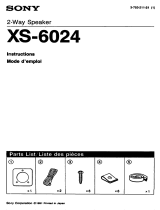 Sony XS-6024 Owner's manual