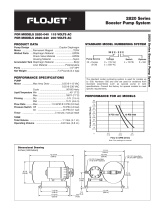 MULTIPLEX Flojet 2820 Series booster pump Installation guide